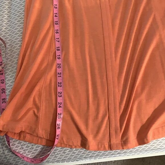Soft Surroundings Tunic Blouse, Buttons, Loose Fit, Peach Color Medium, EUC - Picture 11 of 11